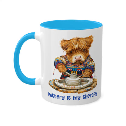 Highland Cow Potter Mug