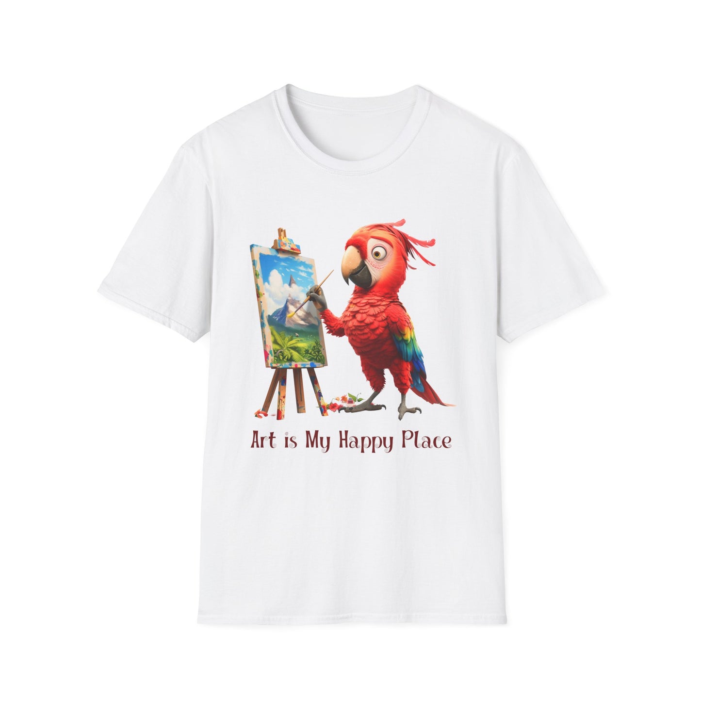 Parrot Artist Softstyle T-Shirt