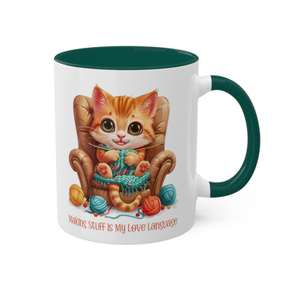 Cat Knitter Mug