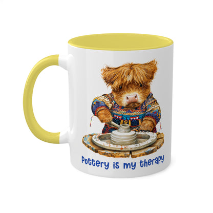 Highland Cow Potter Mug