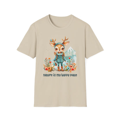 Deer Hiker Softstyle T-Shirt