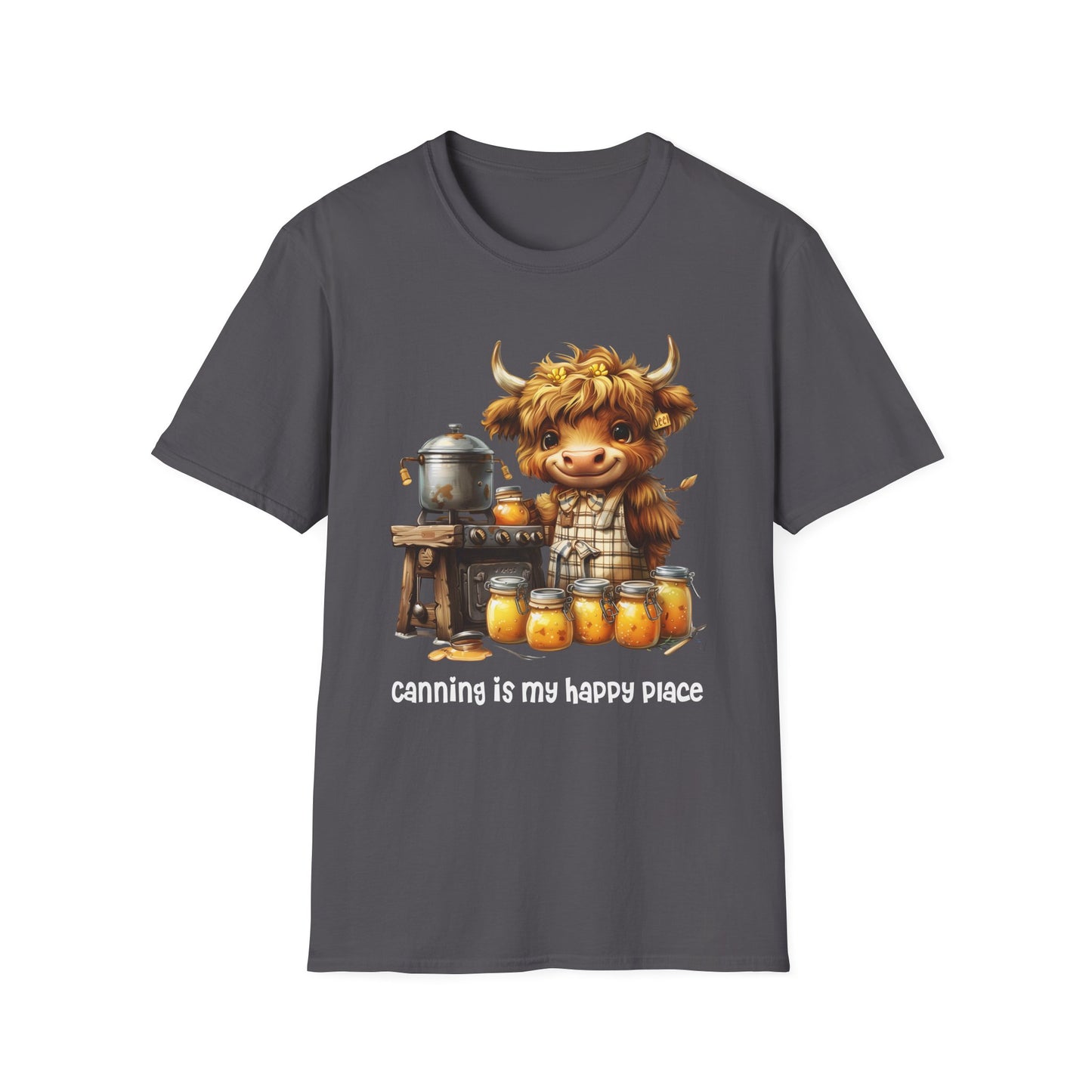 Highland Cow Canning Softstyle T-Shirt