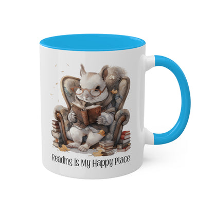 Squirrel Reading Mug