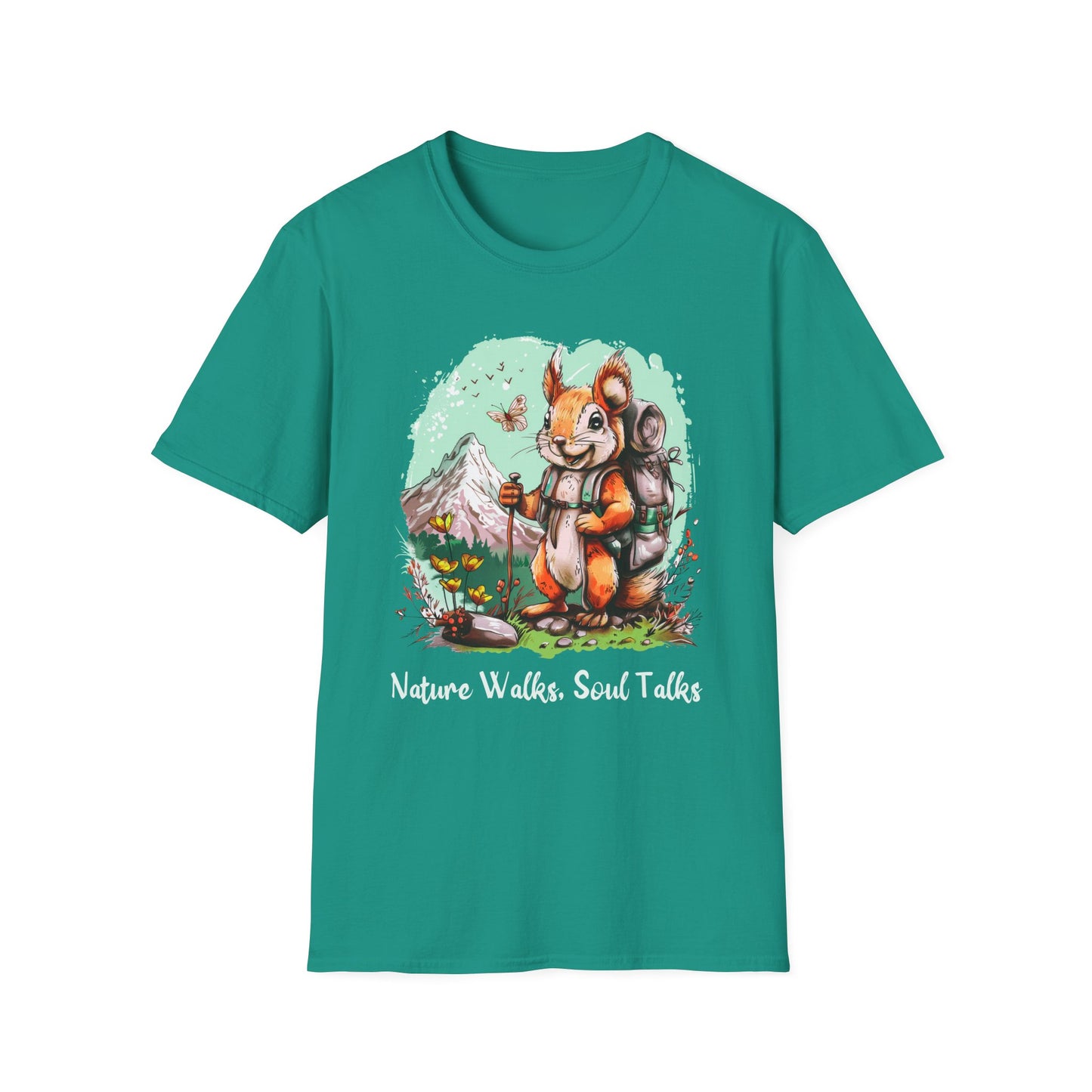 Squirrel Hiker Softstyle T-Shirt