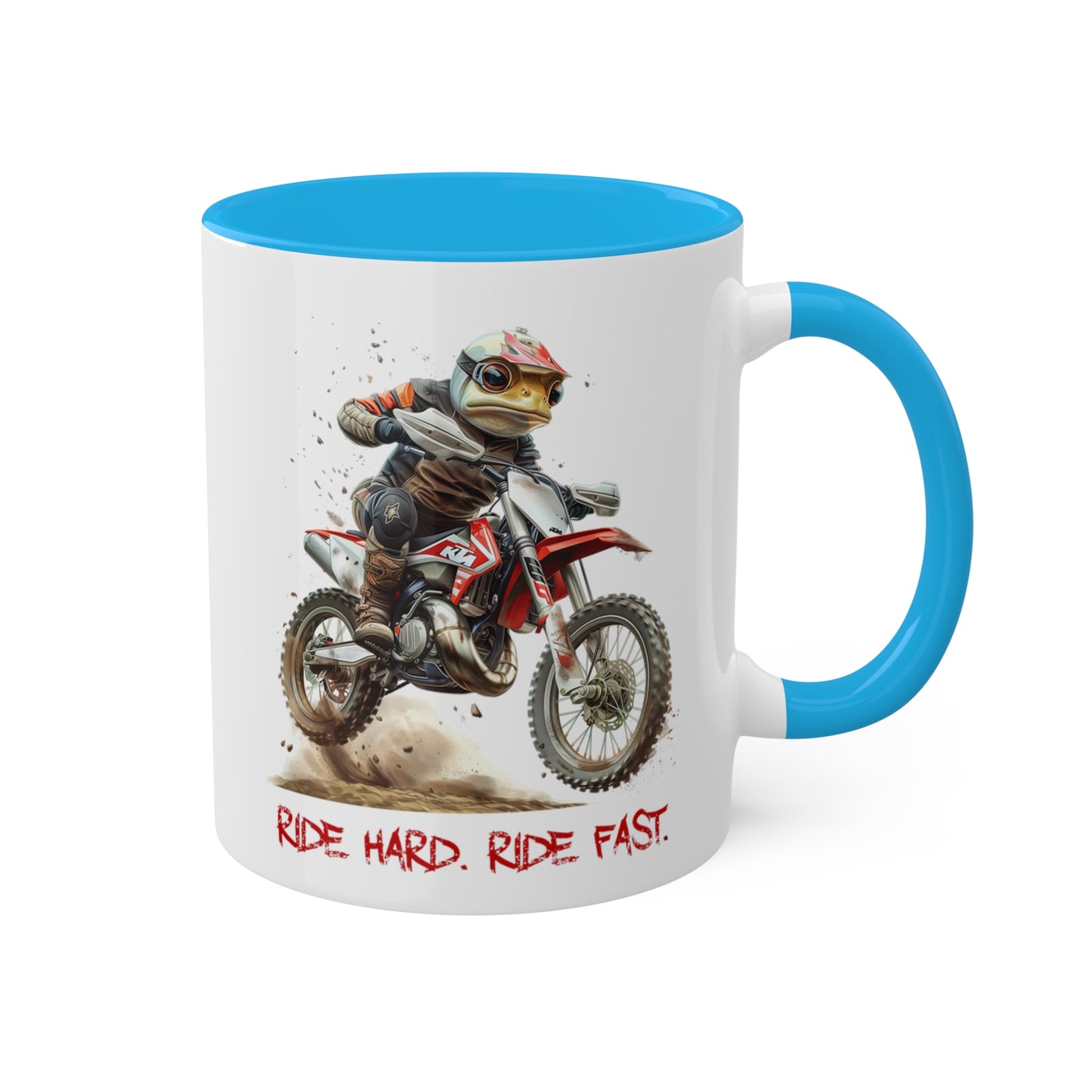 Frog Dirt Biker Mug