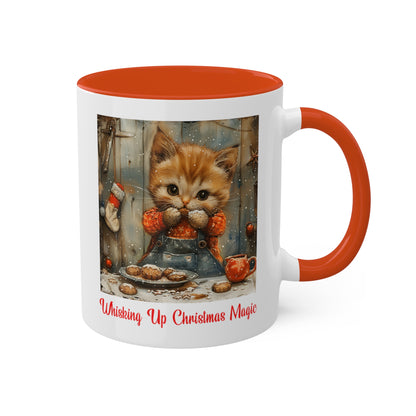 Cat Christmas Baker Mug