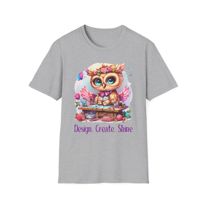 Owl Jewelry Making Softstyle T-Shirt