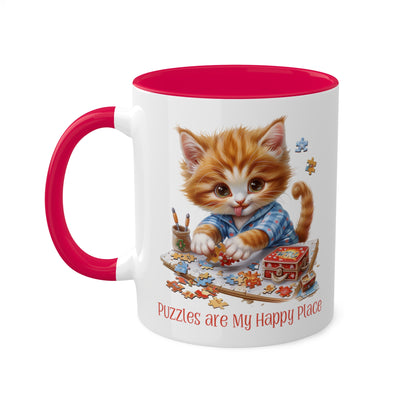 Cat Puzzler Mug