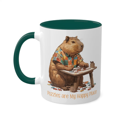 Capybara Puzzler Mug