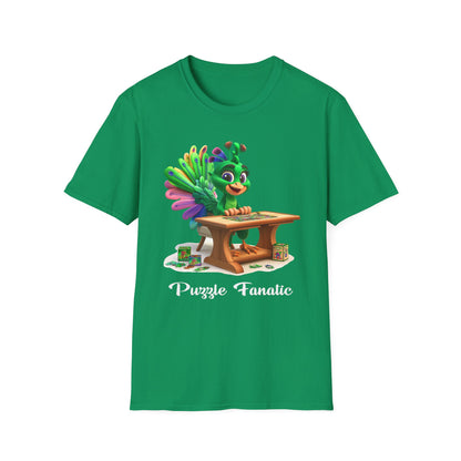 Peacock Puzzler Softstyle T-Shirt