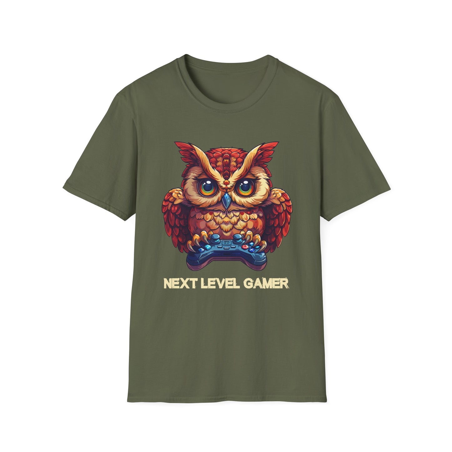 Owl Gamer Softstyle T-Shirt