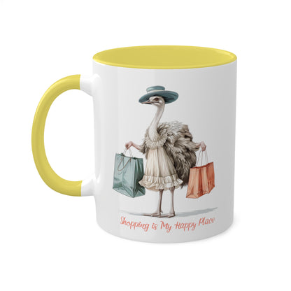 Ostrich Shopper Mug