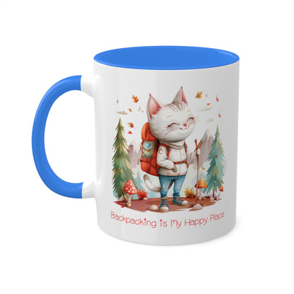 Cat Backpacker Mug