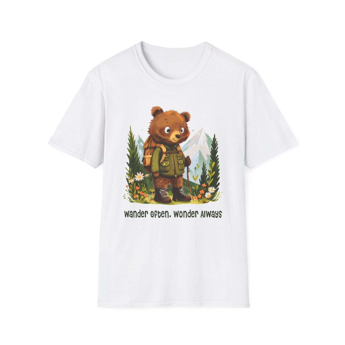 Bear Hiker Softstyle T-Shirt