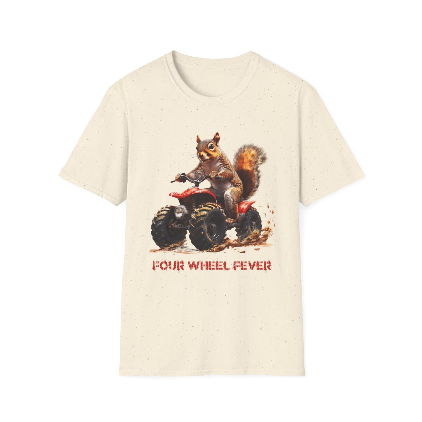 Squirrel Quad Rider Softstyle T-Shirt