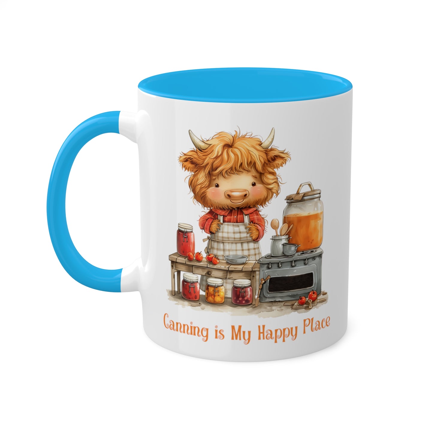 Highland Cow Canner Mug