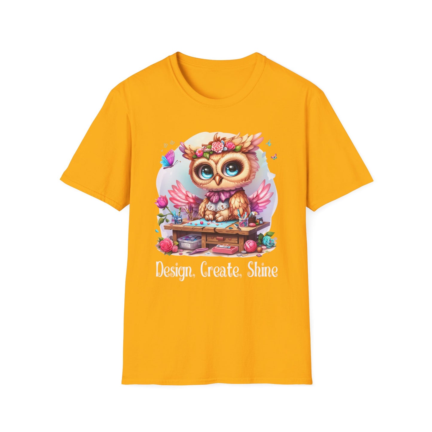 Owl Jewelry Making Softstyle T-Shirt