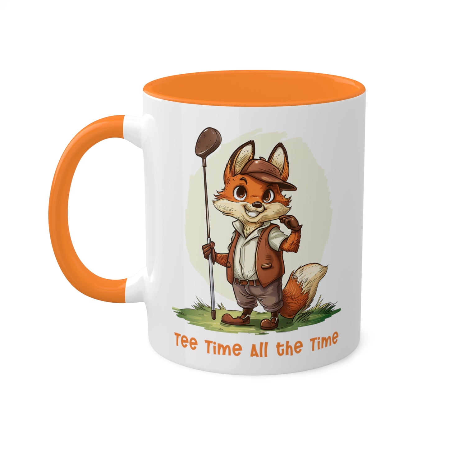 Fox Golfer Mug