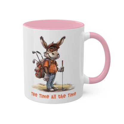 Donkey Golfing Mug