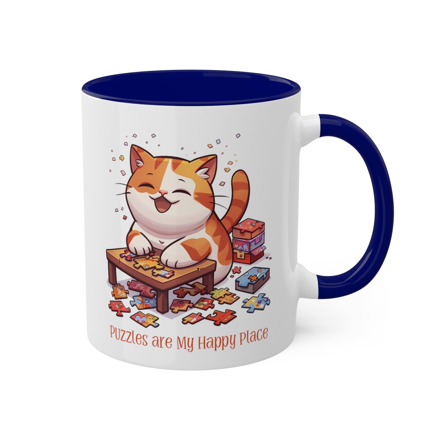 Cat Puzzler Mug