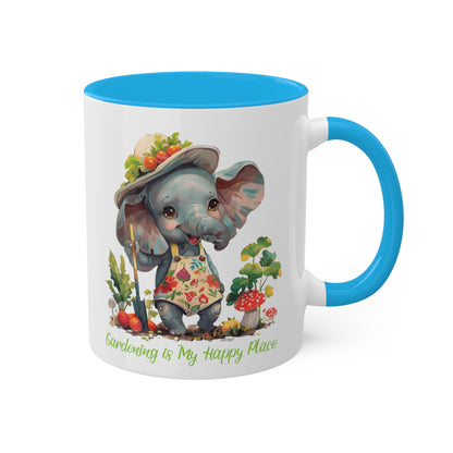 Elephant Gardener Mug