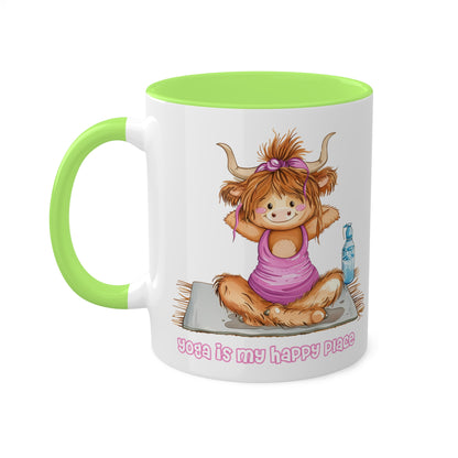 Highland Cow Yoga Mug