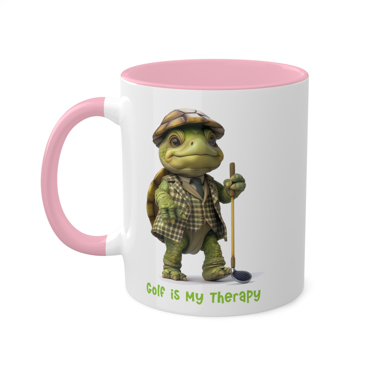 Turtle Golfing Mug