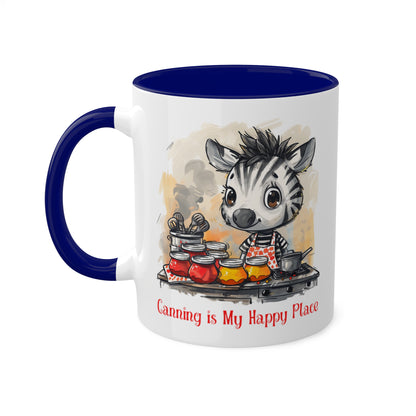 Zebra Canner Mug