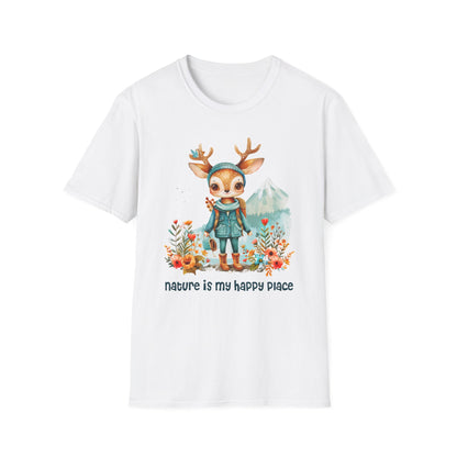 Deer Hiker Softstyle T-Shirt