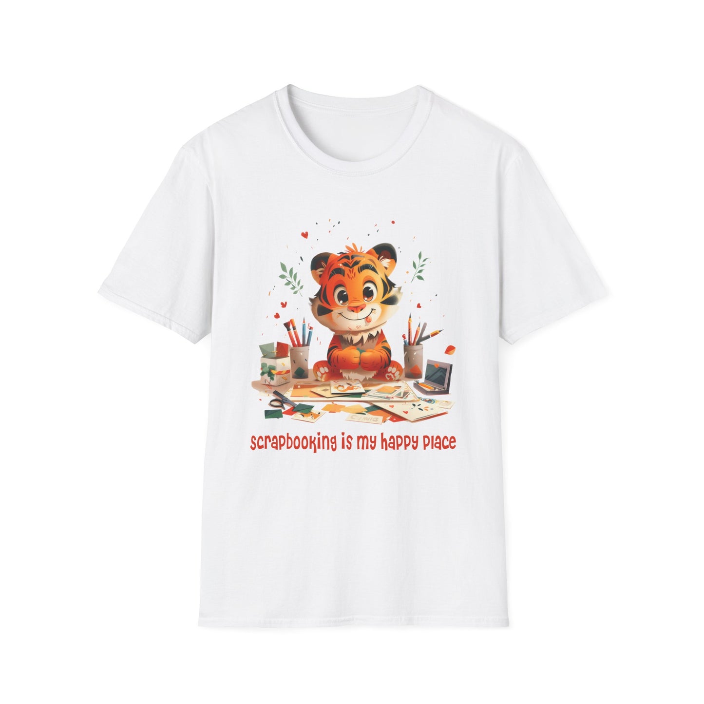 Tiger Scrapbooking Softstyle T-Shirt