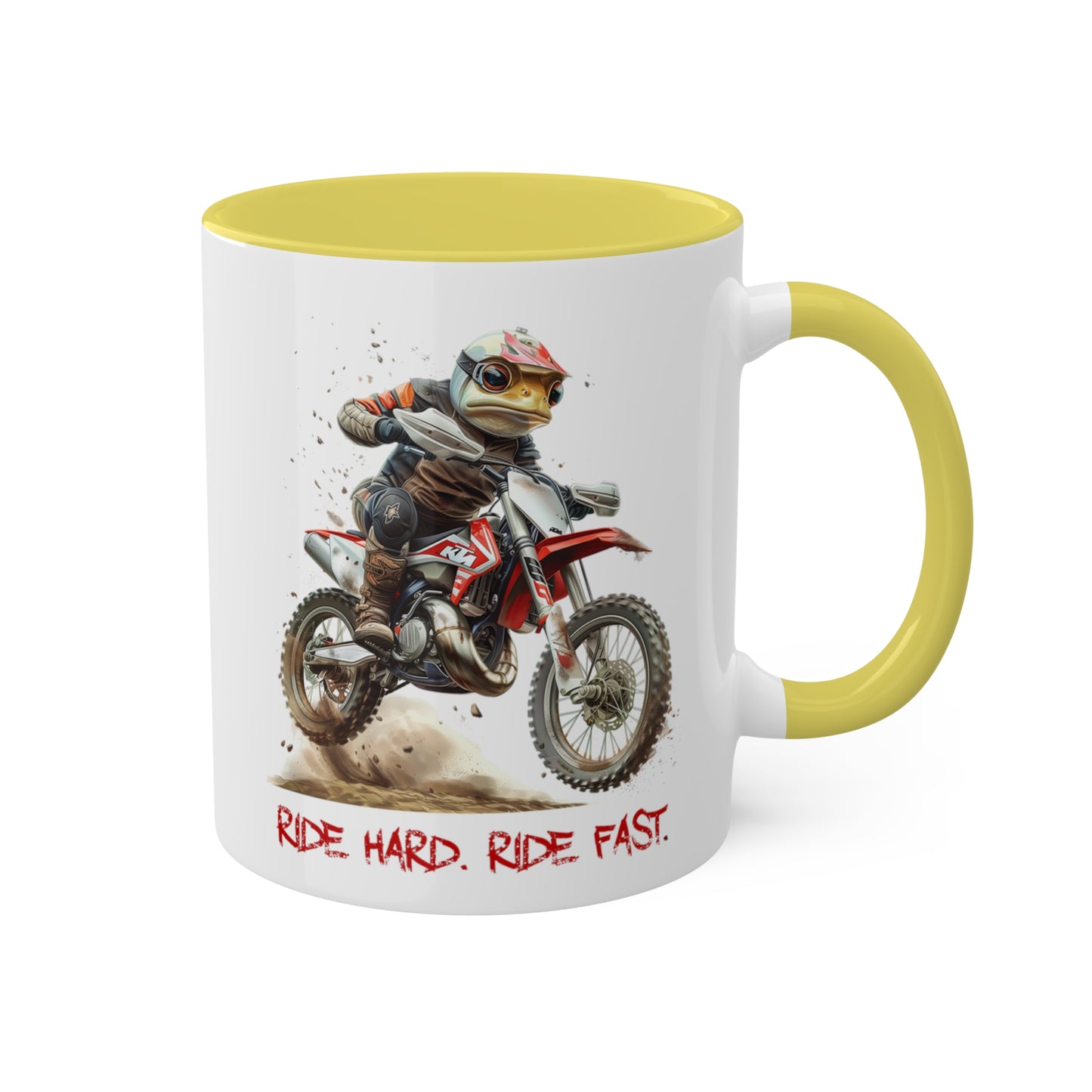 Frog Dirt Biker Mug