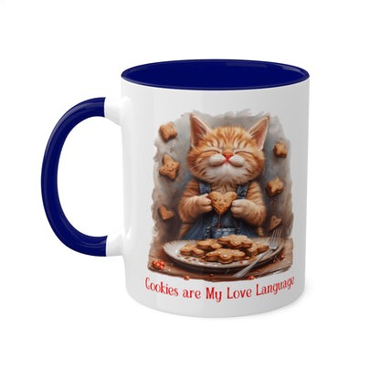 Cat Christmas Baker Mug