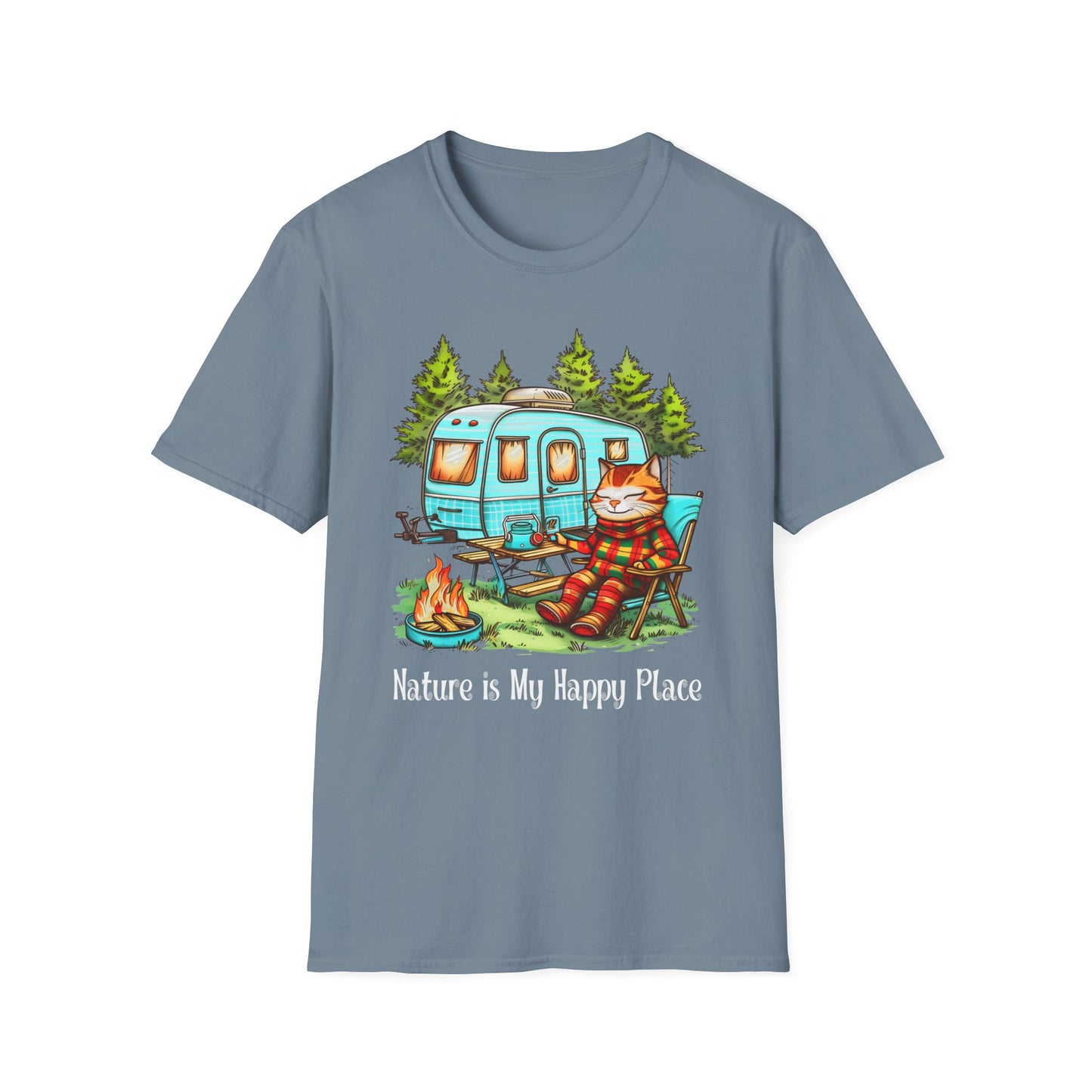 Cat Camper Softstyle T-Shirt