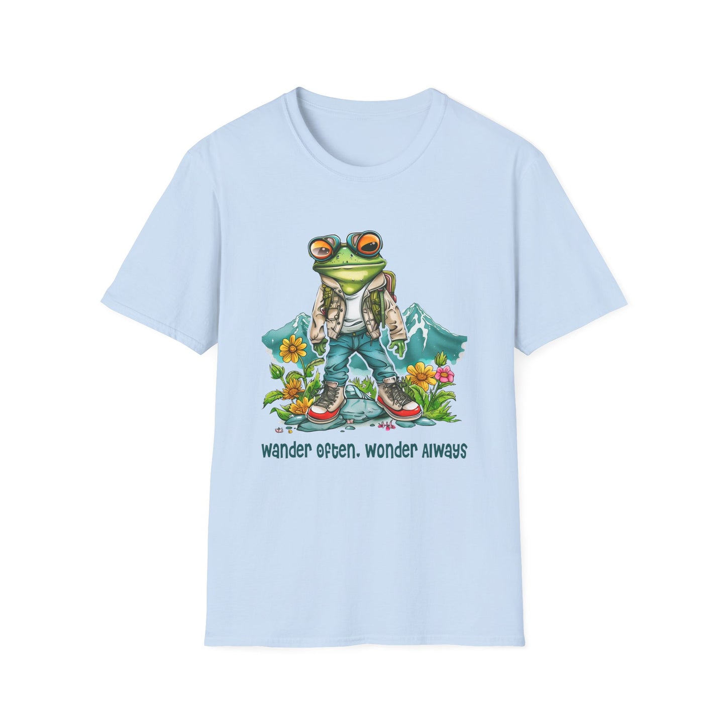 Frog Hiker Softstyle T-Shirt