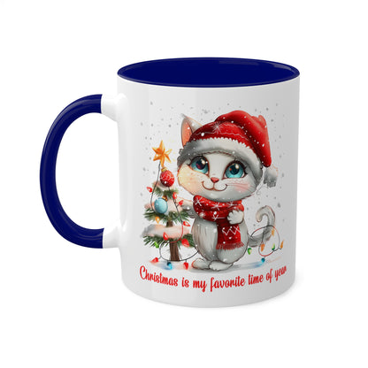 Cat Christmas Mug