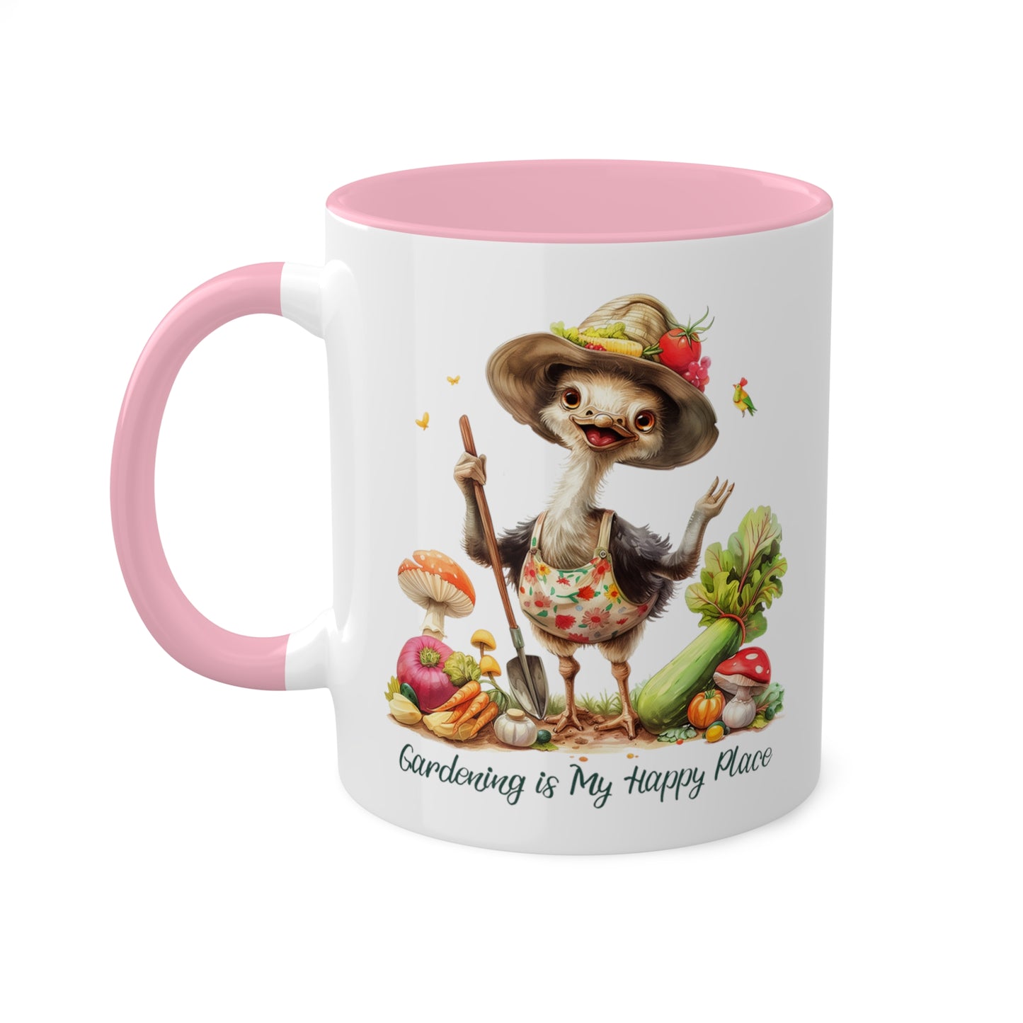 Ostrich Gardener Mug