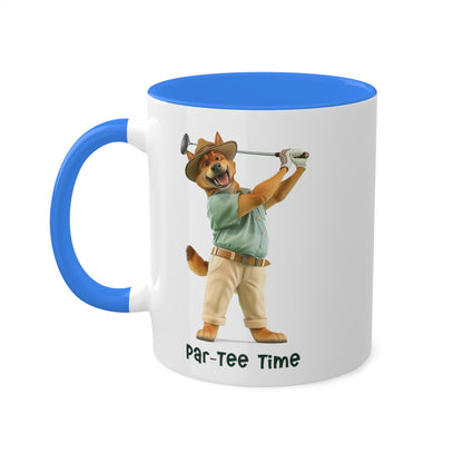 Dog Golfing Mug