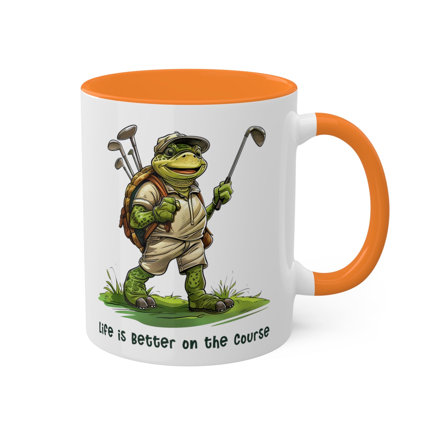 Turtle Golfing Mug