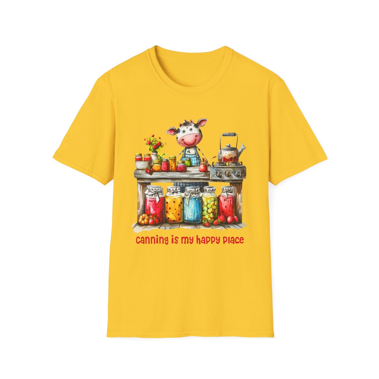 Cow Canning Softstyle T-Shirt