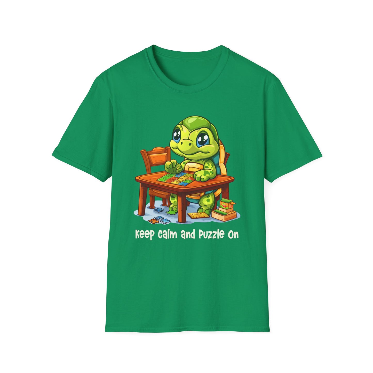 Turtle Puzzler Softstyle T-Shirt