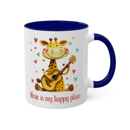 Giraffe Musician Mug