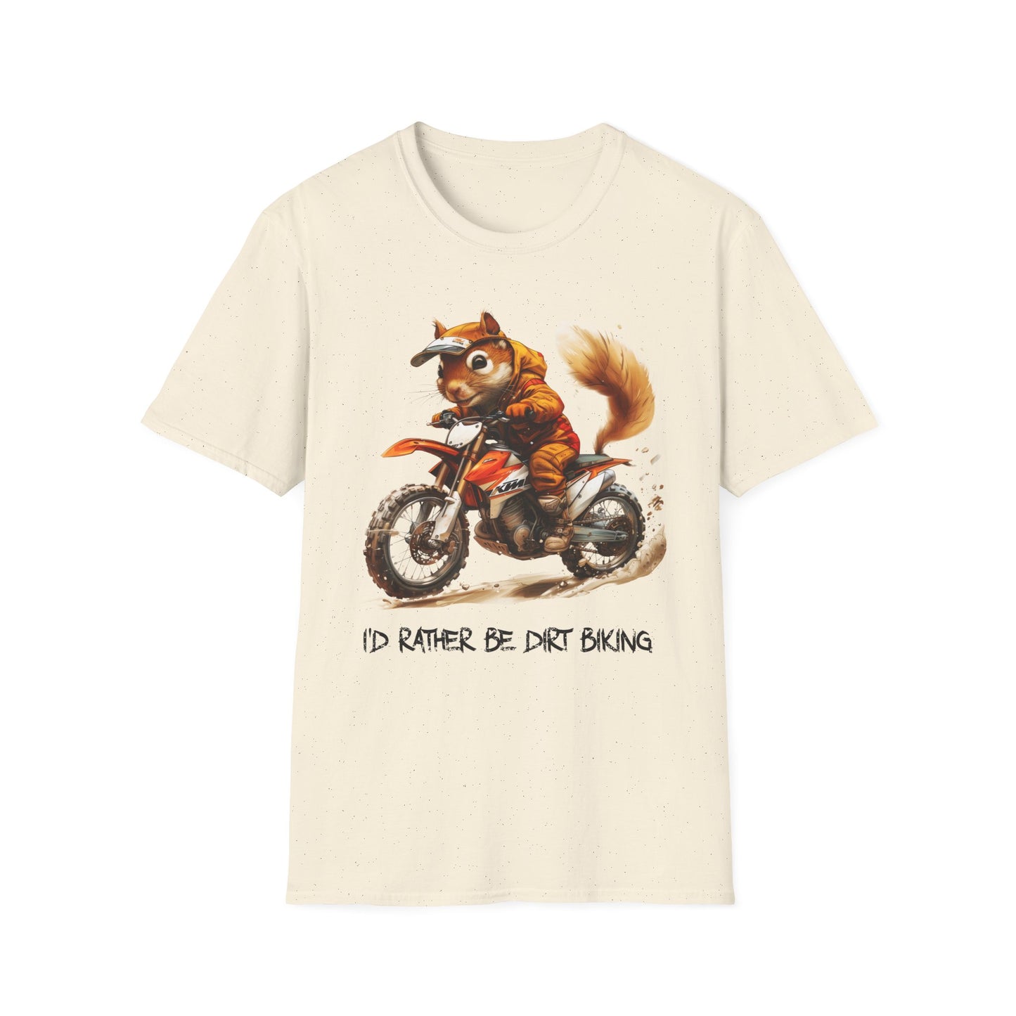 Squirrel Dirt Biking Softstyle T-Shirt