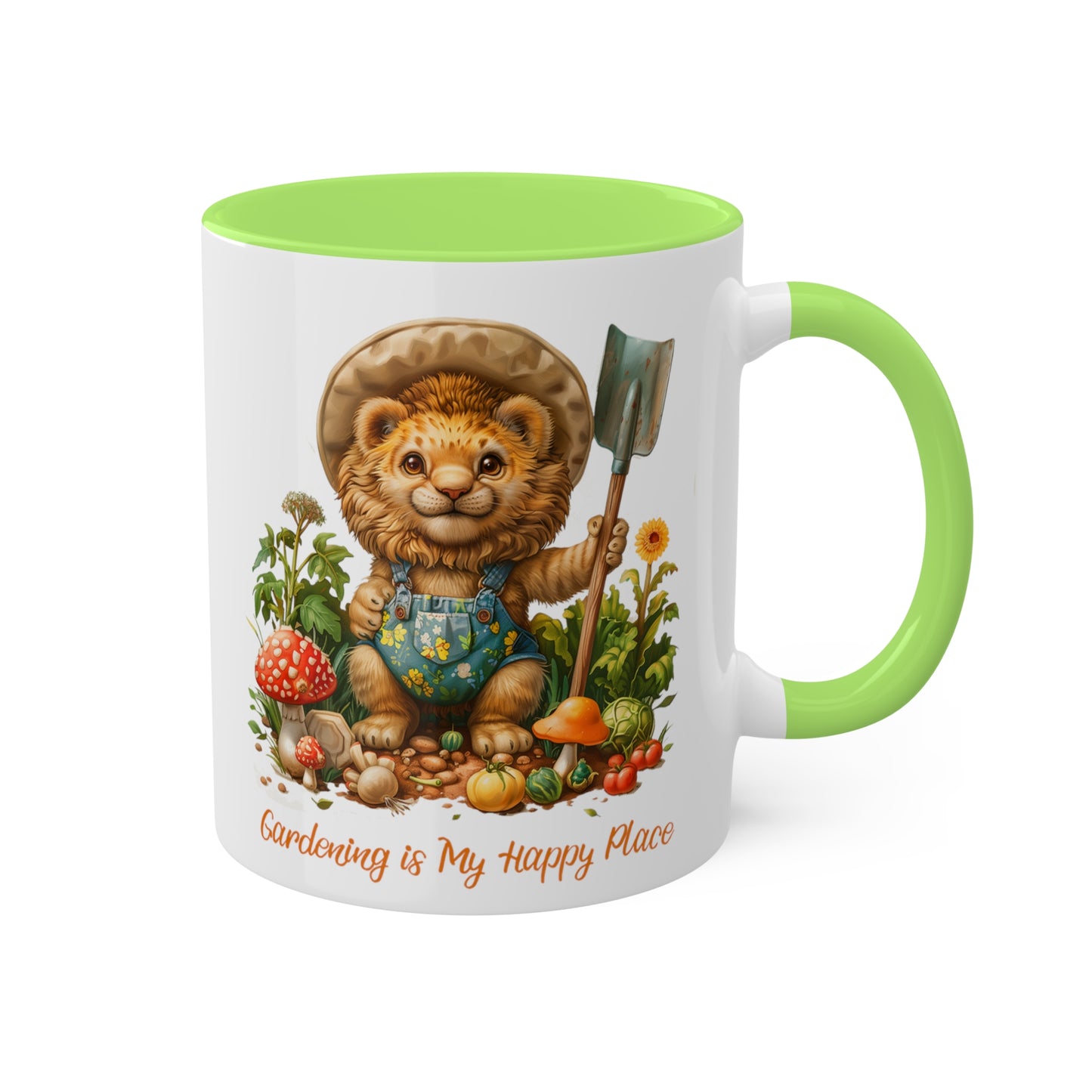 Lion Gardener Mug