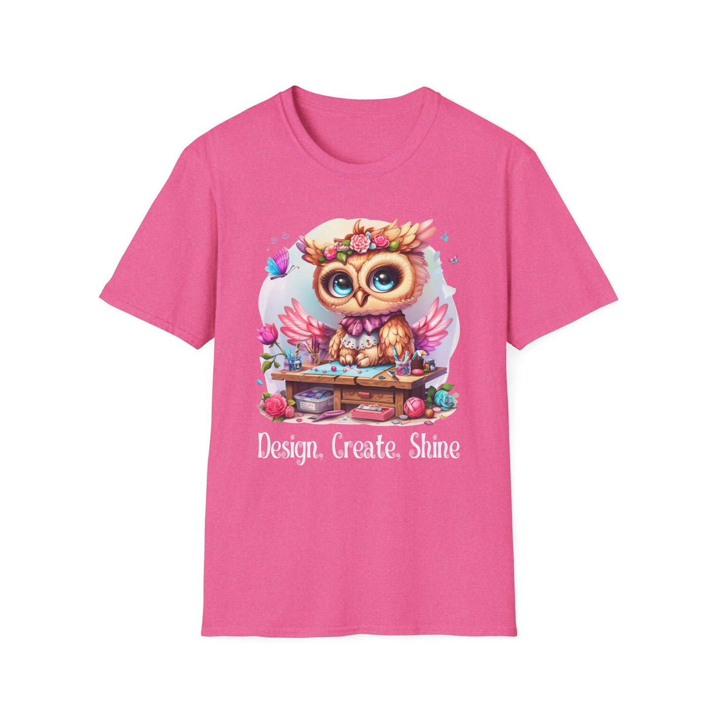 Owl Jewelry Making Softstyle T-Shirt