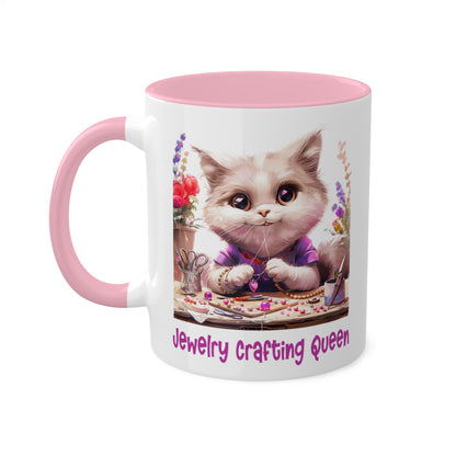 Cat Jewelry Maker Mug