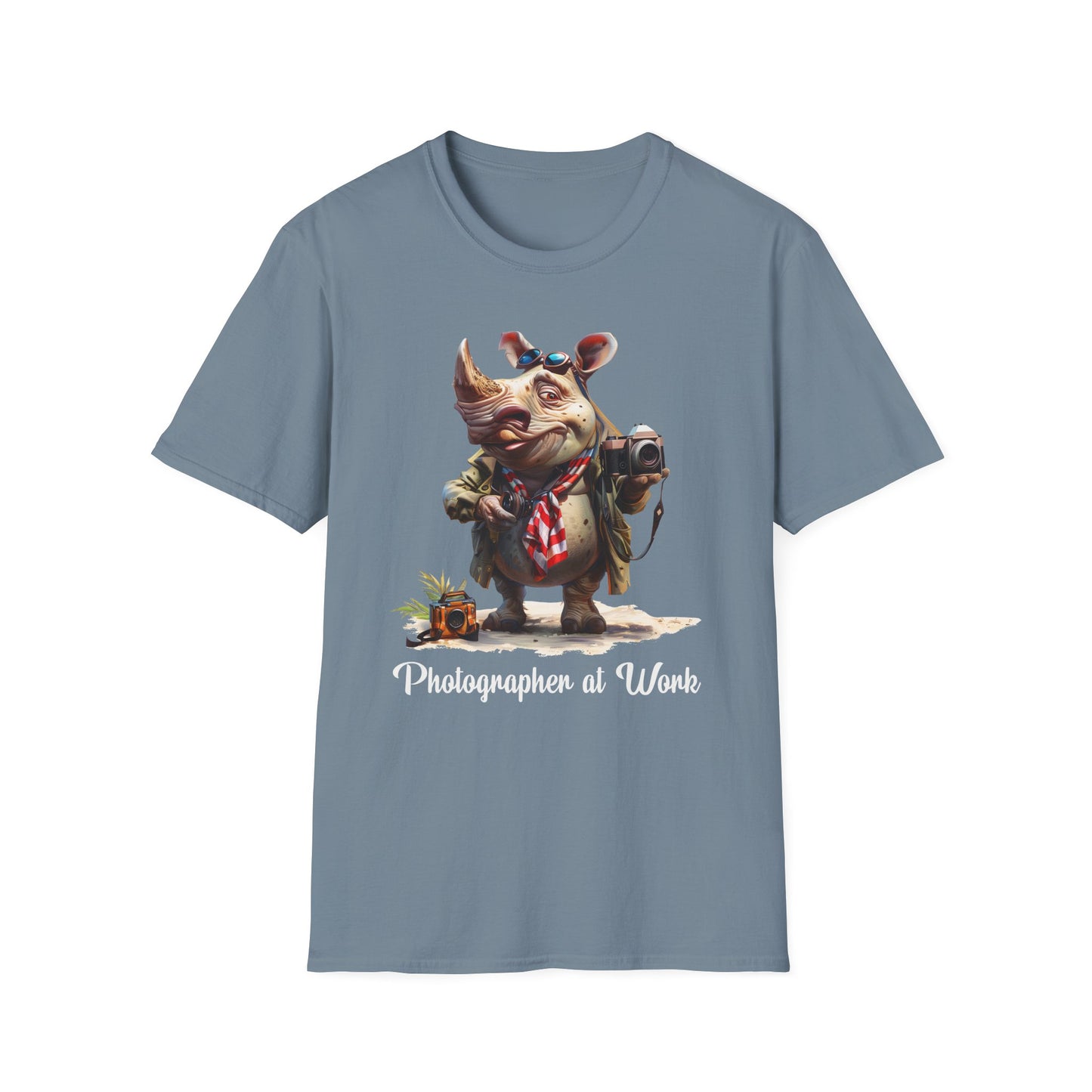 Rhino Photographer Softstyle T-Shirt