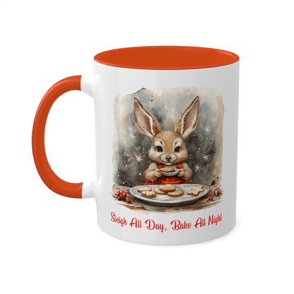 Rabbit Christmas Baker Mug