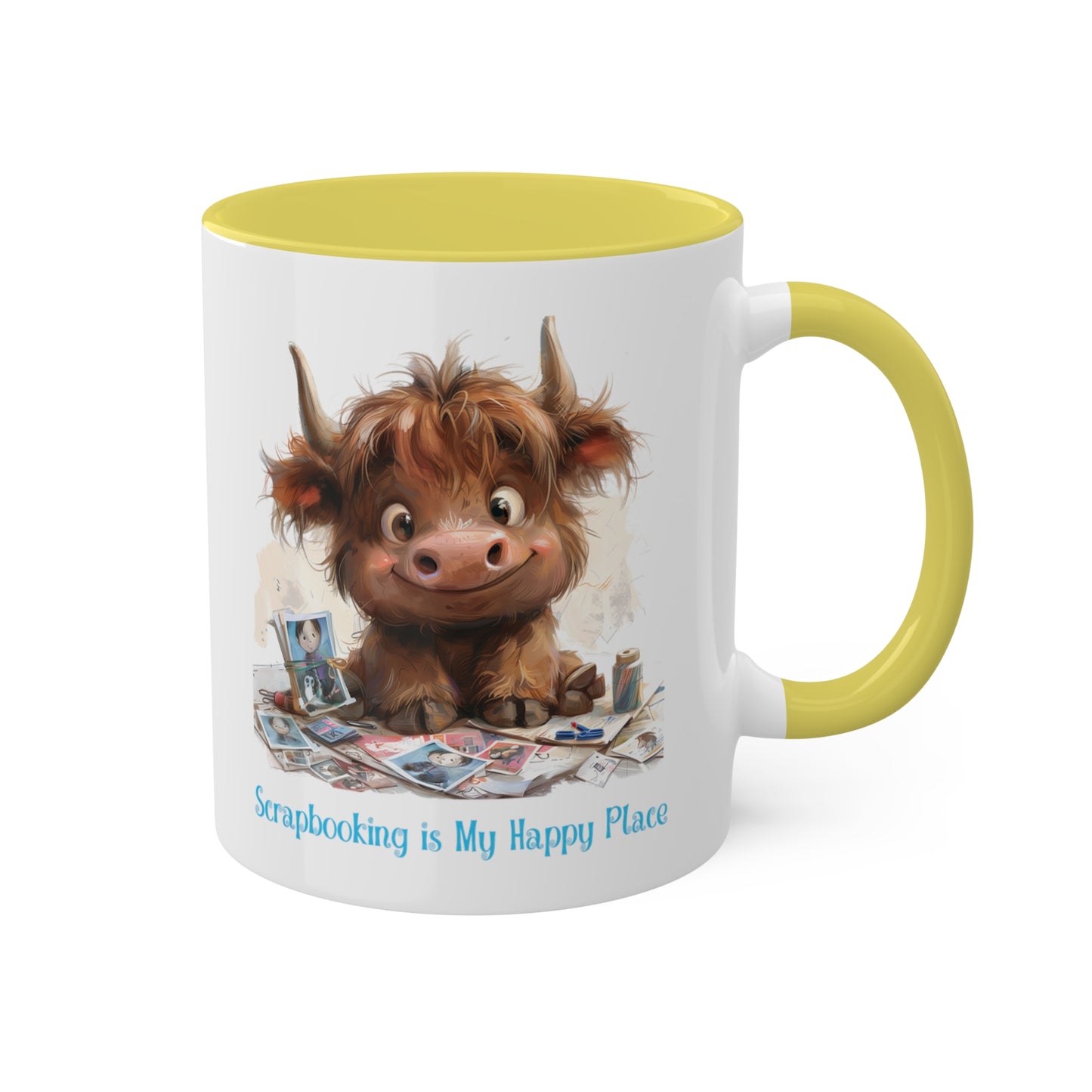 Highland Cow Scrapbooker Mug