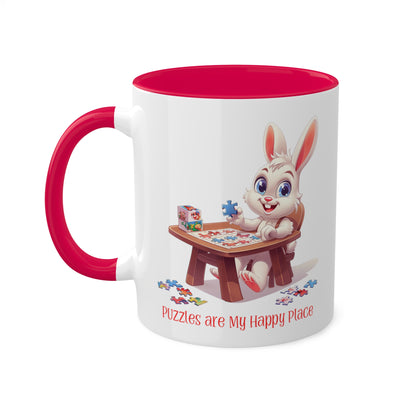 Rabbit Puzzler Mug