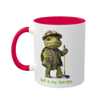 Turtle Golfing Mug